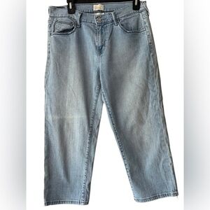 Levi's Blue 515 Capri Denim Cotton Jeans